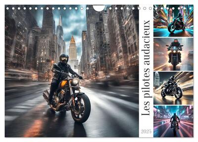 Picture of Les pilotes audacieux (Calendrier mural 2025 DIN A4 vertical), CALVENDO calendrier mensuel