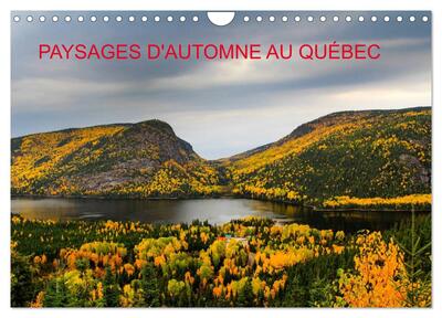 Picture of Paysages d'Automne au Québec (Calendrier mural 2025 DIN A4 vertical), CALVENDO calendrier mensuel