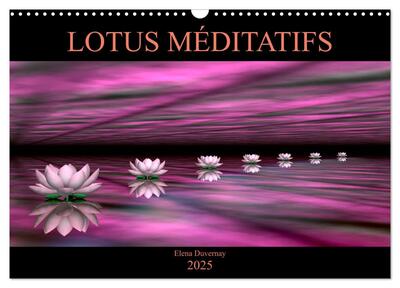 Image de LOTUS MÉDITATIFS (Calendrier mural 2025 DIN A3 vertical), CALVENDO calendrier mensuel