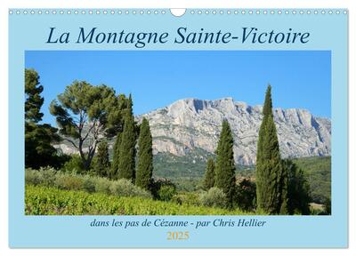 Picture of La Montagne Sainte-Victoire - dans les pas de Cézanne (Calendrier mural 2025 DIN A3 vertical), CALVENDO calendrier mensuel