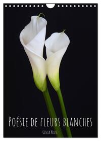 Image de Poésie de fleurs blanches (Calendrier mural 2025 DIN A4 horizontal), CALVENDO calendrier mensuel