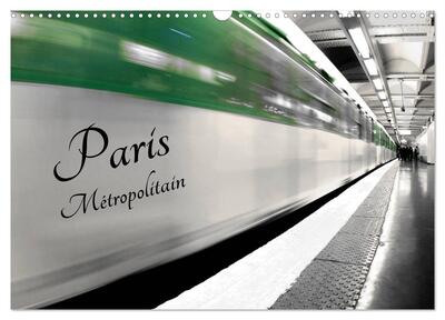 Picture of Paris Métropolitain (Calendrier mural 2025 DIN A3 vertical), CALVENDO calendrier mensuel