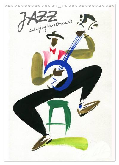 Image de JAZZ swinging New Orleans (Calendrier mural 2025 DIN A3 horizontal), CALVENDO calendrier mensuel