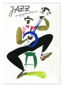 Image de JAZZ swinging New Orleans (Calendrier mural 2025 DIN A3 horizontal), CALVENDO calendrier mensuel