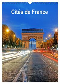 Image de Cités de France (Calendrier mural 2025 DIN A3 horizontal), CALVENDO calendrier mensuel