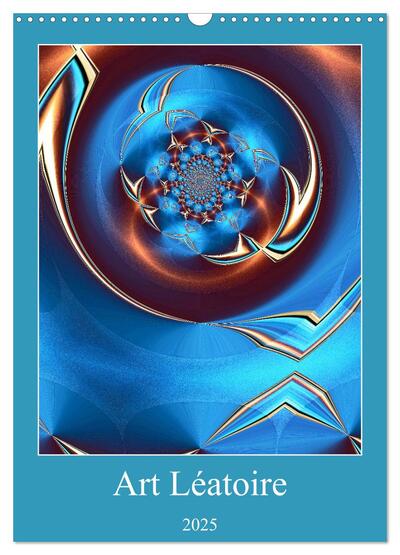 Picture of Art Léatoire (Calendrier mural 2025 DIN A3 horizontal), CALVENDO calendrier mensuel