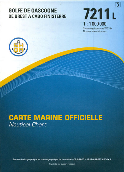 Picture of 7211L GOLFE DE GASCOGNE - DE BREST A CABO FINISTERRE