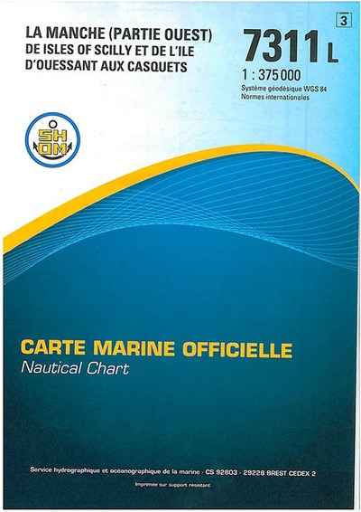 Picture of 7311L LA MANCHE (PARTIE OUEST) DE ISLES OF SCILLY ET ILE D'OUESSANT