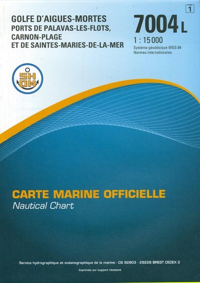 Picture of 7004L GOLFE AIGUES MORTES - PORTS DE PALAVAS LES FLOTS CARNON PLAGE