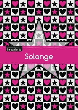 Picture of CAHIER SOLANGE BLANC,96P,A5 ETOILEETCoeUR