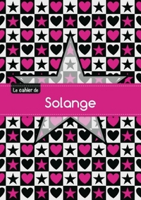 Picture of CAHIER SOLANGE BLANC,96P,A5 ETOILEETCoeUR