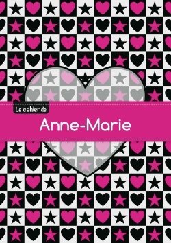 Picture of Le cahier d'Anne-Marie - Petits carreaux, 96p, A5 - C ur et étoile