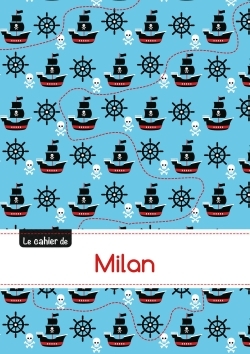 Picture of CAHIER MILAN PTSCX,96P,A5 PIRATES