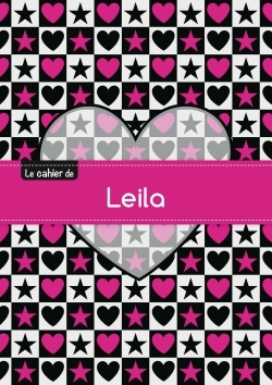 Image de Le cahier de Leila - Blanc, 96p, A5 - C ur et étoile