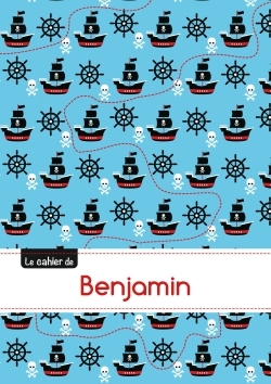 Picture of Le cahier de Benjamin - Petits carreaux, 96p, A5 - Pirates
