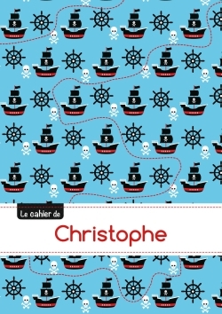 Picture of Le cahier de Christophe - Petits carreaux, 96p, A5 - Pirates