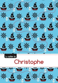 Picture of Le cahier de Christophe - Petits carreaux, 96p, A5 - Pirates