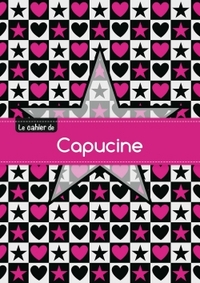 Picture of Le cahier de Capucine - Petits carreaux, 96p, A5 - Étoile et c ur