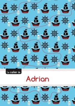 Picture of Le cahier d'Adrian - Blanc, 96p, A5 - Pirates