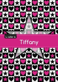 Picture of CAHIER TIFFANY BLANC,96P,A5 ETOILEETCoeUR