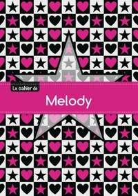 Image de CAHIER MELODY PTSCX,96P,A5 ETOILEETCoeUR