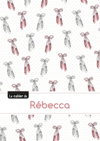 Image de CAHIER REBECCA BLANC,96P,A5 BALLERINE