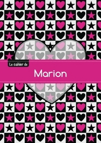 Image de CAHIER MARION BLANC,96P,A5 CoeURETETOILE