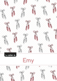Picture of Le cahier d'Emy - Petits carreaux, 96p, A5 - Ballerine