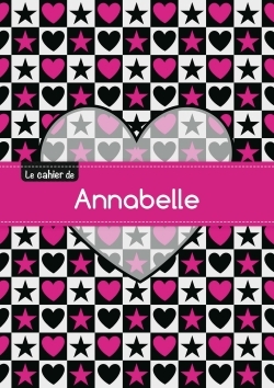 Picture of Le cahier d'Annabelle - Petits carreaux, 96p, A5 - C ur et étoile