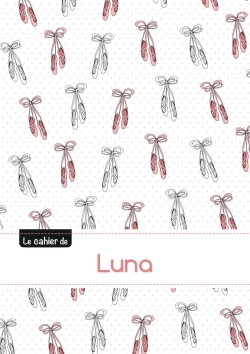 Picture of CAHIER LUNA PTSCX,96P,A5 BALLERINE