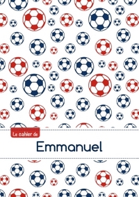 Picture of Le cahier d'Emmanuel - Petits carreaux, 96p, A5 - Football Paris