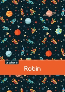 Image de CAHIER ROBIN BLANC,96P,A5 ESPACE