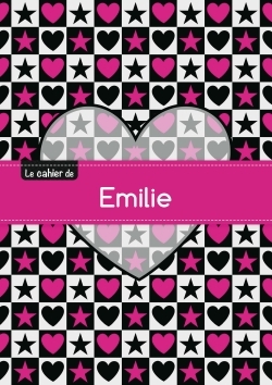 Picture of Le cahier d'Emilie - Petits carreaux, 96p, A5 - C ur et étoile