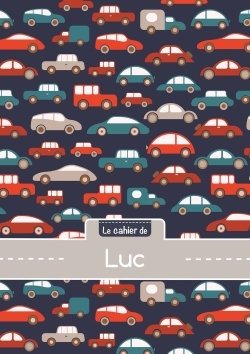 Picture of Le cahier de Luc - Petits carreaux, 96p, A5 - Voitures