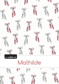 Image de CAHIER MATHILDE BLANC,96P,A5 BALLERINE