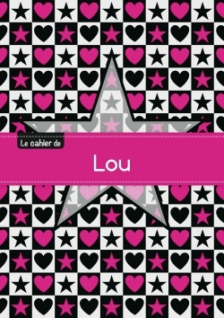 Image de Le cahier de Lou - Petits carreaux, 96p, A5 - Étoile et c ur