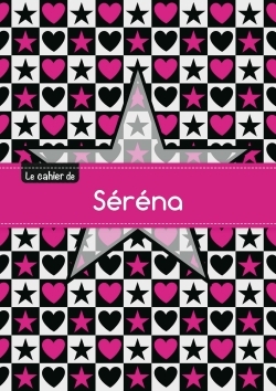 Picture of CAHIER SERENA BLANC,96P,A5 ETOILEETCoeUR