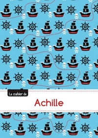 Picture of Le cahier d'Achille - Petits carreaux, 96p, A5 - Pirates