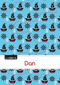 Picture of Le cahier de Dan - Petits carreaux, 96p, A5 - Pirates