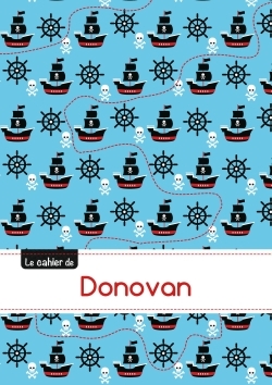 Picture of Le cahier de Donovan - Petits carreaux, 96p, A5 - Pirates
