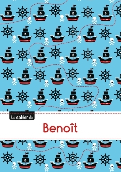 Picture of Le cahier de Benoît - Petits carreaux, 96p, A5 - Pirates