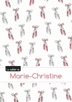 Picture of CAHIER MARIE CHRISTINE BLANC,96P,A5 BALLERINE