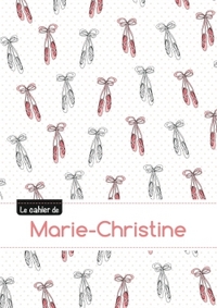 Picture of CAHIER MARIE CHRISTINE BLANC,96P,A5 BALLERINE