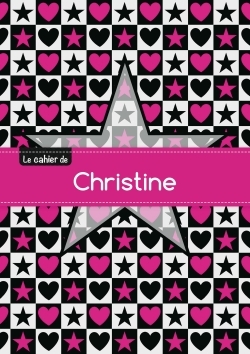 Picture of Le cahier de Christine - Blanc, 96p, A5 - Étoile et c ur