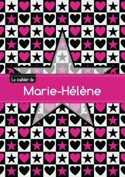 Image de CAHIER MARIE HELENE BLANC,96P,A5 ETOILEETCoeUR