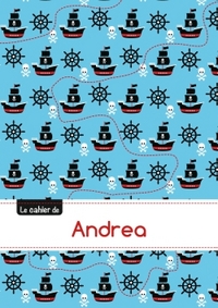 Picture of Le cahier d'Andrea - Blanc, 96p, A5 - Pirates
