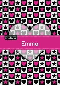 Image de Le cahier d'Emma - Blanc, 96p, A5 - C ur et étoile