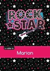Image de CAHIER MARION BLANC,96P,A5 ROCKSTAR