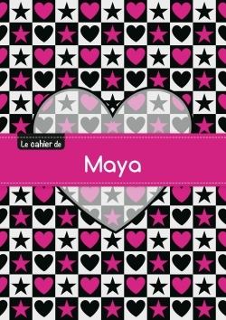 Image de CAHIER MAYA BLANC,96P,A5 CoeURETETOILE