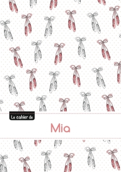 Image de CAHIER MIA BLANC,96P,A5 BALLERINE